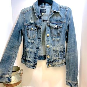 American Eagle super stretch jean jacket, medium